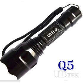 Cree C8 Q5 plastic light cup waterproof 4000mAh flashlight UD09016
